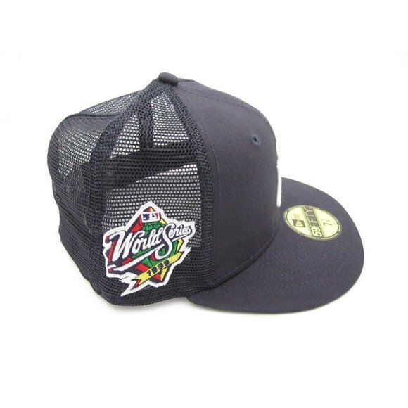 New Era 59Ffifty W. Series 1999 New York Yankees Mesh Trucker Fit Hat Sz 7 1/8 - Picture 5 of 8